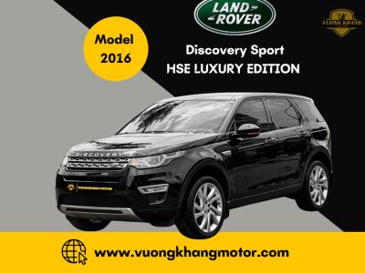 196 . Land Rover Discovery Sport HSE Luxury edition model 2016