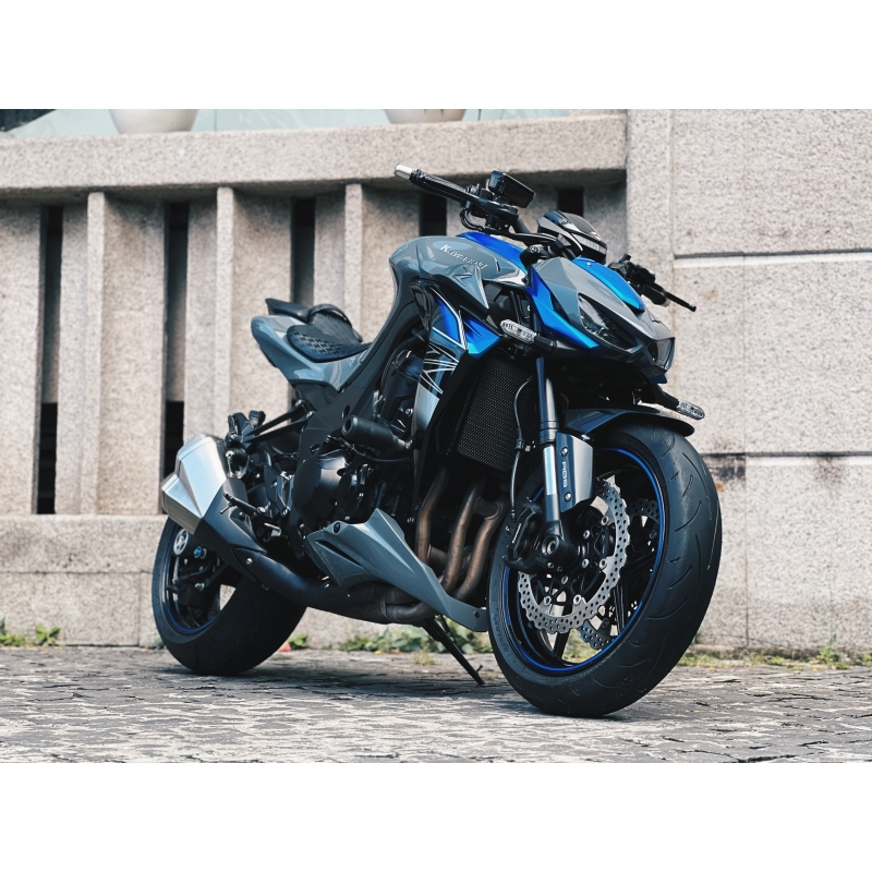 167 . Kawasaki Z1000 ABS Xám xanh dương Model 2018 