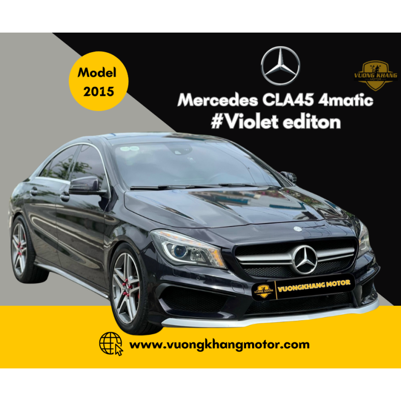 199 . Mercedes CLA45 AMG Violet Editon model 2015